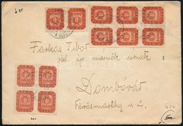 1946 (18. Díjszabás) Távolsági Levél 240 Ezer Milpengő Bérmentesítéssel Budapestről Dombóvárra / Domestic Cover With 240 - Autres & Non Classés