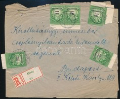 1946 (27. Díjszabás) Távolsági Ajánlott Levél 23 Db Adópengő Bélyeggel / Domestic Registered Cover - Autres & Non Classés