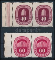 ** 1947 Takarékosság Párokban, Bal Oldalon Kisméretű üres Mezőkkel / Mi 997-998 Pairs With Small Blank Fields On The Lef - Altri & Non Classificati