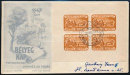 1947 Bélyegnap Kisív FDC-n / Mi 999 Mini Sheet On FDC - Altri & Non Classificati