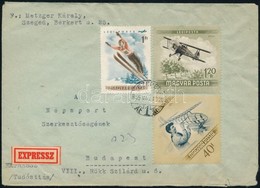 1955 Expressz Levél 2,60Ft Bérmentesítéssel / Express Cover - Sonstige & Ohne Zuordnung