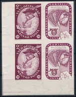 ** 1959 Bélyegnap Szelvényes ívszéli Vágott Pár (8.000) / 2 X Mi 1627 Imperforate Pair With Tab - Autres & Non Classés