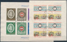 O 1959-1960 FIP II. Vágott Kisív és FIP III. Vágott Blokk (38.000) / Mi 1583 Imperforate Mini Sheet + 31 Imperforate Blo - Otros & Sin Clasificación