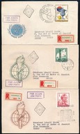 1962 Évfordulók-események Vágott Sor 12 Db Ajánlott FDC-n (13.500) / Imperforate Set On 12 Registered FDC's - Sonstige & Ohne Zuordnung