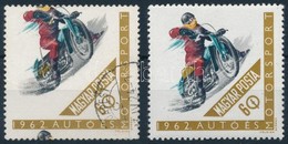 O 1962 Autó és Motorsport 60f Látványosan Képbe Fogazva / Mi 1890 With Strongly Shifted Perforation - Otros & Sin Clasificación