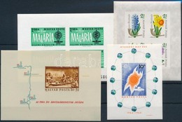 ** 1962-1965 4 Klf Vágott Blokk (23.000) / 4 Different Imperforate Blocks - Autres & Non Classés