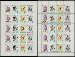 ** 1964 Bélyegnap (37.) Fogazott és Vágott Teljes ív (28.000) / Mi 2053-2056 Perforated And Imperforate Complete Sheets - Sonstige & Ohne Zuordnung