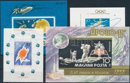 ** 1964-1969 4 Klf Vágott Blokk (22.500) / 4 Different Imperforate Blocks - Andere & Zonder Classificatie