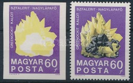 ** 1969 Földtani Intézet Vágott 60f Fekete Színnyomat Nélkül (40.000) / Mi 2521 Imperforate, Black Colour Print Omitted - Sonstige & Ohne Zuordnung