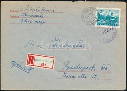 1965 Ajánlott Levél 'Közterületi Kezelő+ Bélyegzéssel / Registered Cover - Autres & Non Classés