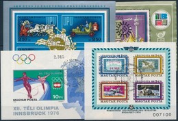 O 1973-1975 4 Klf Vágott Blokk (20.000) / 4 Different Imperforate Blocks - Autres & Non Classés