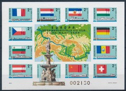 ** 1977 Európa Transzkontinentális Vízi útja Vágott Blokk (25.000) / Mi Block 128 Imperforate - Altri & Non Classificati