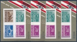 ** 1981 4 Db WIPA Vágott Blokk (16.000) / 4 X Mi 150 Imperforate Blocks - Otros & Sin Clasificación