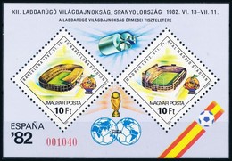** 1982 Labdarúgó VB Ajándék Blokk (30.000) / Mi Block 155 Present Of The Post - Other & Unclassified