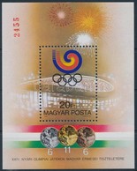 ** 1988 Olimpiai érmesek V. Ajándék Blokk (15.000) / Mi Block 201 Present Of The Post - Autres & Non Classés