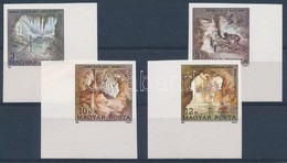 ** 1989 Magyarország Legszebb Barlangjai ívsarki Vágott Sor (5.000) / Mi 4043-4046 Imperforate Corner Set - Otros & Sin Clasificación