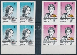 ** 1989 Bélyegnap Vágott Sor ívszéli Négyestömbökben (14.000) / Mi 4048-4049 Imperforate Set In Margin Blocks Of 4 - Sonstige & Ohne Zuordnung