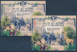 ** 2016 150 éves A Pesti Állatkert Vágott és Túlfogazott Blokk (23.000) / Mi 390 Perforated And Imperforate Blocks - Andere & Zonder Classificatie