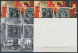 ** 1997/17 Habsburg Ottó 85 éves 4 Db-os Emlékív Garnitúra Azonos Sorszámmal (50.000) / Souvenir Sheet Collection With 4 - Otros & Sin Clasificación