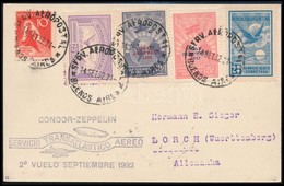 1932 Zeppelin Levelezőlap Németországba / Postcard To Germany - Andere & Zonder Classificatie