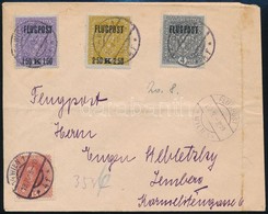 1918 Légi Levél Bécsből Lembergbe / Airmail Cover From Vienna To Lemberg - Otros & Sin Clasificación