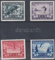 ** 1933 FIS VB Mi 551-554 (Mi EUR 650.-) - Andere & Zonder Classificatie