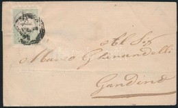 1856 Levél Okmánybélyeggel, érkezési Bélyegzéssel / Cover With Fiscal Stamp, With Arrival Postmark - Other & Unclassified