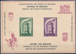 1956 Europa CEPT Emléklap / Souvenir Card (Mi 1043-1044) - Andere & Zonder Classificatie