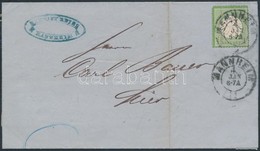 1873 Mi 7 Levélen / On Cover - Altri & Non Classificati