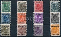 * 1933 Forgalmi Sor Felülnyomással Mi 257-268 (**Mi EUR 300,-) - Altri & Non Classificati