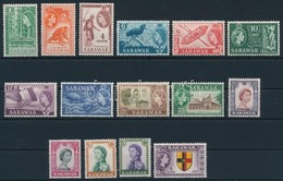 ** Sarawak 1955 Forgalmi Sor Mi 188-202 - Sonstige & Ohne Zuordnung