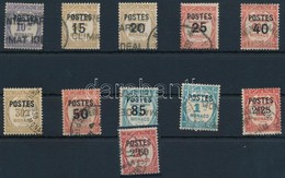 O 1937 Forgalmi értékek Mi 150-156 + 158-159 + 161+162 - Other & Unclassified