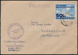 1950 Levél Budapestre / Cover To Hugnary - Other & Unclassified
