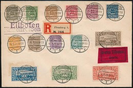 Schleswig 1920 Címzetlen Expressz Ajánlott Boríték / Blanco Cover - Autres & Non Classés