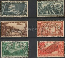 O 1932 Római Menetelés 10. évfordulója 6 Klf Sor Végi érték Mi 428-429 + 431-434 - Otros & Sin Clasificación