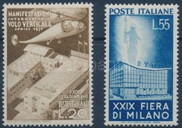 ** 1951 Milánói Vásár Sor Mi 830-831 - Sonstige & Ohne Zuordnung