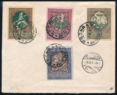 1916 Ajánlott Levél Hadisegély Bélyegekkel Svájcba / Registered Cover To Switzerland - Other & Unclassified