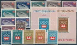 ** 1963 Téli Olimpia, Innsbruck Vágott + Fogazott Sor Mi 1249-1264 + Blokk Mi 48-49 - Altri & Non Classificati