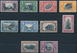 ** * 1934 Forgalmi Sor Mi 80-89 (Mi 89 Falcos / Hinged) - Sonstige & Ohne Zuordnung