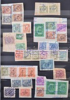 742 Db Perui Okmánybélyeg Kivágásokon  Az ötvenes évekből / Peru 742 Fiscal Stamps On Cuttings, From The 50-es, In Stock - Unclassified