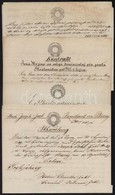 1840 7 Db Okmány Guldenes Szignettákkal 3G; 4G; 6G; 8G; 12G; 16G; 20G / 7 Documents With 1840 Signettas Used In Hungary - Non Classés