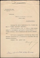 1926 Budapest, Főmérnöki Kinevezés Szovátay György Részére, Bud János (1880-1950) Pénzügyminiszter Aláírásával, Fejléces - Zonder Classificatie
