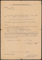 1945-1951 Lukács Tekla (1926-?) Rendőrirodai Alhadnagy Kinevezési Okmányai, Köztük Nagy Imre Belügyminiszter, Későbbi Mi - Unclassified