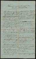 1849 Komárom Várának Megadásáról és Annak Feltételeiről Rendelkező Klapka György és Haynau által írt Megállapodás Korabe - Non Classificati