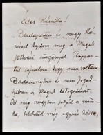 Cca 1910-1930 Herczeg Ferenc (1863-1954) Személyes Hangú Levele Hegedüs Rózsa, Hegedüs Sándor Politikus és Jókai Jolán L - Non Classificati