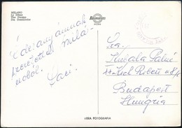 Cca 1960 Kubala László (1927-2002) Magyar Labdarúgó Saját Kézzel írt Lapja Olaszországból édesanyjának / Autograph Postc - Autres & Non Classés