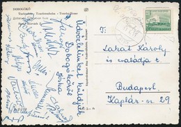 1960 Az Olimpiai Válogatott Labdarúgók Aláírásai Levelezőlapon (Dalnoki, Dudás, Várhidi, Stb.) - Sonstige & Ohne Zuordnung