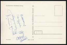 1978 Sakkolimpia Carte Maximum Az Olimpián Győztes Magyar Csapat Tagjainak Aláírásaival / Chess Olympic Games Winner Hun - Sonstige & Ohne Zuordnung