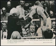 Cca 1975 Gedó György (1949- ) Olimpiai Bajnok ökölvívó üdvözlő Sorai és Aláírása 2 Db Levelezőlapon + Kapcsolódó MTI-fot - Sonstige & Ohne Zuordnung