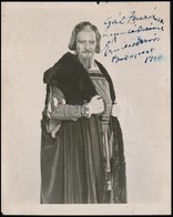 Cca 1940 Ernster Dezső (1898-1981) Operaénekes Aláírása őt ábrázoló Fotón - Sonstige & Ohne Zuordnung